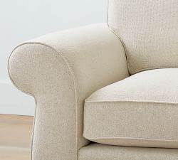 Pearce Roll Arm Chaise Sectional (110"&ndash;150")