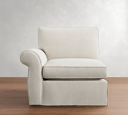 Pearce Roll Arm Sectional Component Replacement Slipcovers