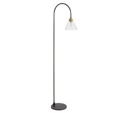 Claremont Flared Glass Floor Lamp (65")