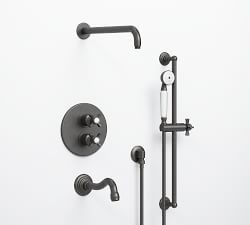Langford Thermostatic Bathtub &amp; Shower Set with Handshower