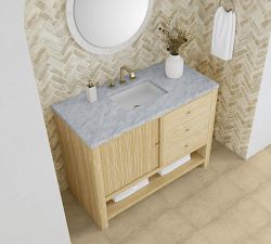 Princeville Single Sink Vanity (48-72")