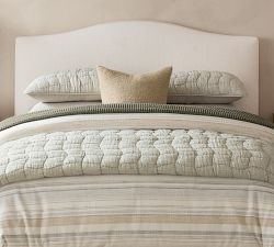 Raleigh Curved Upholstered Wall Mounted Headboard