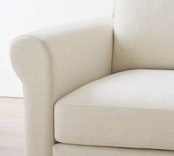 Sanford Roll Arm Reversible Chaise Sectional (77"&ndash;90")