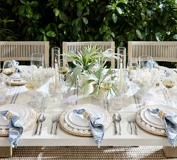 Hampton Stripe Cotton/Linen Table Runner