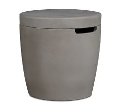 Nerissa Concrete Round Propane Tank Storage Cover (19")