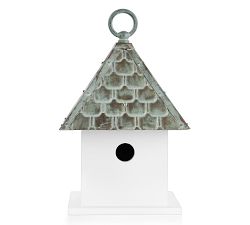 Brigitte White Bird House