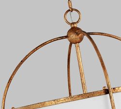 Elaine Round Metal Chandelier (21")