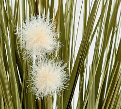 Faux Potted Dandelion Grass