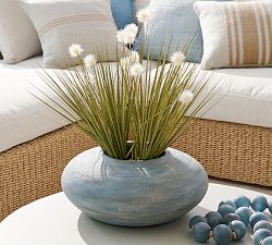 Faux Potted Dandelion Grass