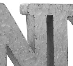 Galvanized Laundry Sign