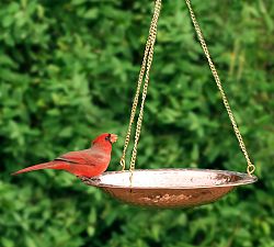 Hanging Copper Bird Bath