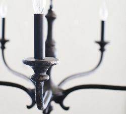 Open Box: Lockhart Forged Iron Chandelier (36")
