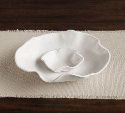 Nube Outdoor Organic Edge Bowl with Dip