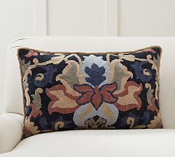 Rory Embroidered Lumbar Pillow Cover