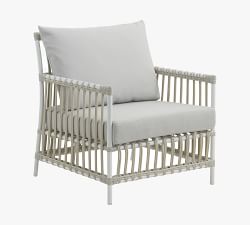 Caroline Alu-Rattan Outdoor Lounge Chair