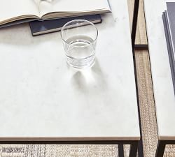 Delaney Square Marble Table (25")