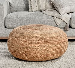 Lianne Handwoven Jute Pouf