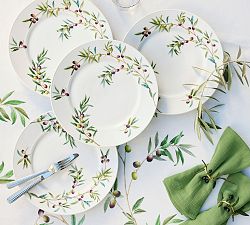 Monique Lhuillier Olive Orchard Dinner Plates - Set of 4
