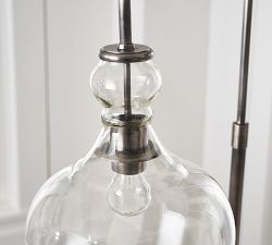 Open Box: Flynn Recycled Glass Floor Lamp (65")