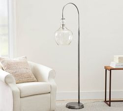 Open Box: Flynn Recycled Glass Floor Lamp (65")