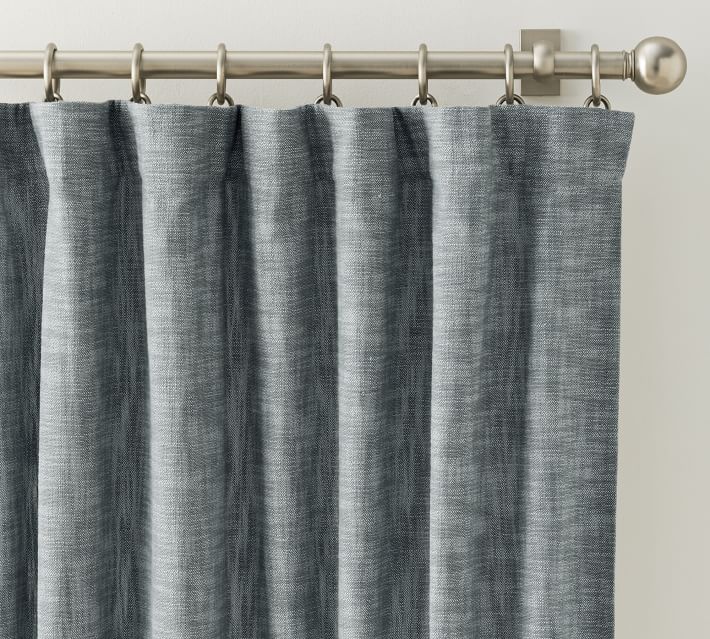POTTERY BARN＊カーテン Seaton Textured Cotton Curtain | Pottery Barn