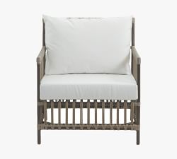 Caroline Alu-Rattan Outdoor Lounge Chair