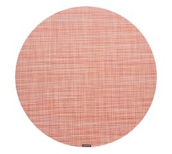 Chilewich Basketweave Indoor/Outdoor Round Placemats - Set of 4