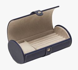 Kennedy Vegan Leather Travel Watch &amp; Jewelry Organizer