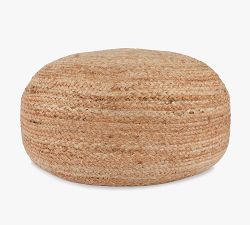 Lianne Handwoven Jute Pouf