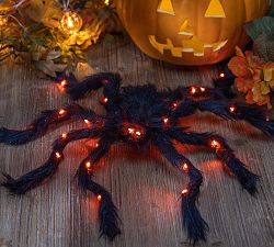 Lit Fuzzy Spider - Set of 2