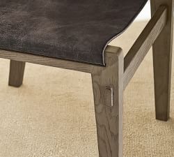 Open Box: Noe Leather Sling Dining Chair