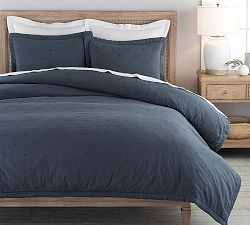 Triangle Stitch Washed Cotton Quilt &amp; Shams