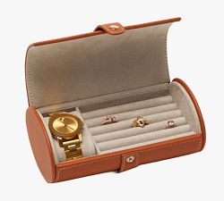 Kennedy Vegan Leather Travel Watch &amp; Jewelry Organizer