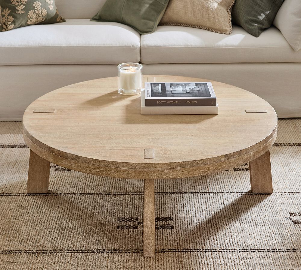 Seaview Round Coffee Table (48") by Pottery Barn