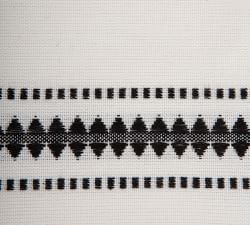 Zig Dobby Striped Cotton Napkins - Set of 6