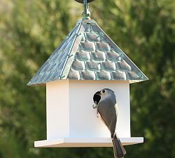 Brigitte White Bird House