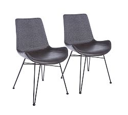 Lancer Faux Leather Dining Chair, Set of 2