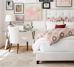 Antique Mercury Glass Table Lamp (23"-26")