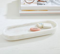 Marble Desk Accessory - Oval Tray