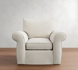 Pearce Roll Arm Slipcovered Chair