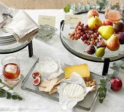 Slab Glass Serveware Collection