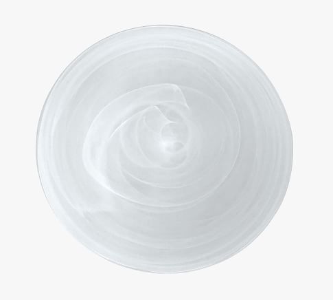 Alabaster Glass Dinner Plates - Set of 4