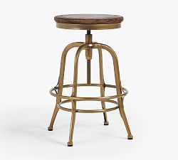 Pottery Barn Leary Swivel Counter Stool - Thumbnail 2