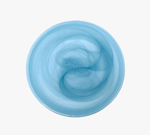 Alabaster Glass Salad Plates - Set of 4