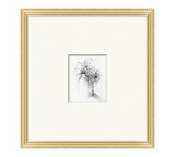 Modest Floral Framed Print, 20.75" x 21.75"