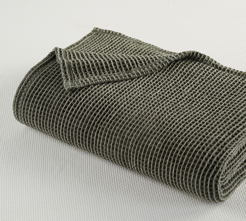 Waffle Weave Blanket Full/Queen (Loden)