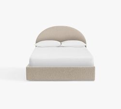 Arlo Upholstered Crowned Storage Bed