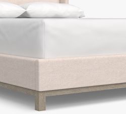 Jake Upholstered Platform Bed Wood Base