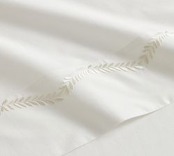 Monique Lhuillier Allegra Embroidered Sheet Set