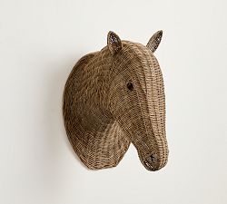 Woven Horsehead Wall Art
